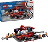 Lego City F1 Pit Stop With Pit Crew And Ferrari Speedster (60443) (LGO60443)