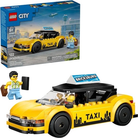 Lego City Yellow Taxi (60487) (LGO60487)