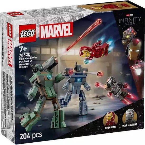 Lego Marvel Super Heroes Iron Man & War Machine vs. Hammer Drones (76320) (LGO76320)