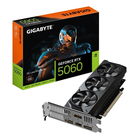 Gigabyte GeForce RTX 5060 OC LP 8GB (GV-N5060OC-8GL) (GIGGV-N5060OC-8GL)-GIGGV-N5060OC-8GL
