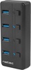 NATEC Mantis 2 4-Port USB 3.0 Hub with On/Off Switches & AC Adapter (NHU-1557) (NTCNHU-1557)