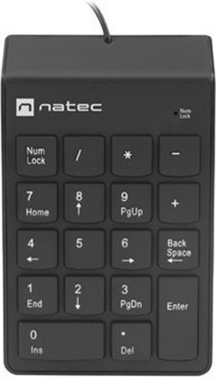 NATEC Goby 2 USB Numeric Keypad - Black (NKL-2022) (NTCNKL-2022)