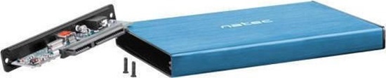NATEC Rhino Go 2.5" SATA HDD/SSD Enclosure USB 3.0 - Blue (NKZ-1280) (NTCNKZ-1280)