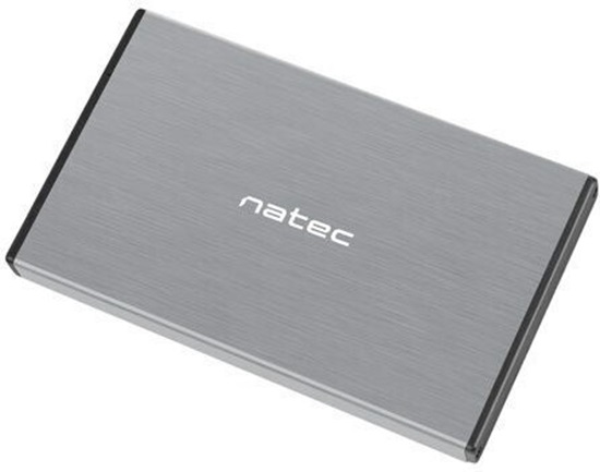 NATEC Rhino Go 2.5" SATA HDD/SSD Enclosure USB 3.0 - Grey (NKZ-1281) (NTCNKZ-1281)