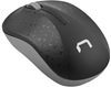 NATEC Toucan Wireless Optical Mouse 1600 DPI - Black-Grey (NMY-1650) (NTCNMY-1650)