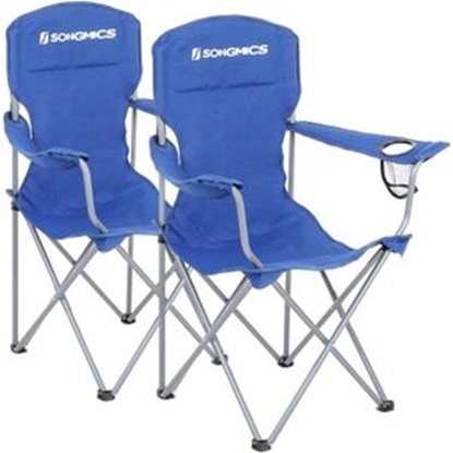 Εικόνα της Songmics Camping Chair Set of 2 Blue 54x86x97cm (GCB08BU) (SNGGCB08BU)