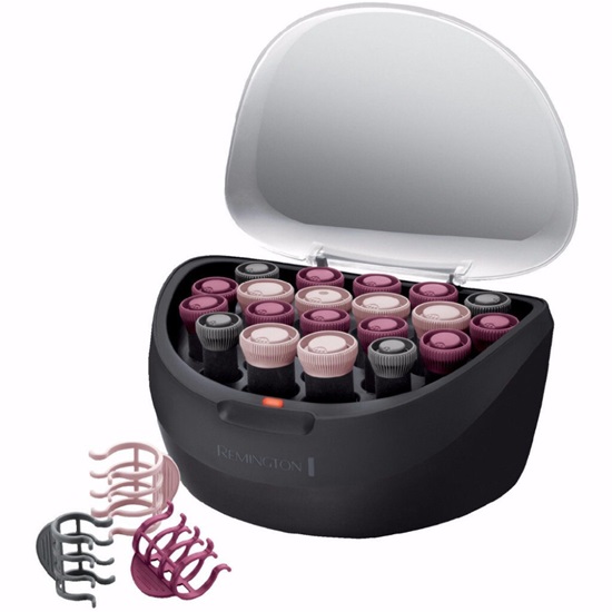 REMINGTON Heated Hair Rollers Set 20Pcs Black (H5600) (REMH5600)-REMH5600
