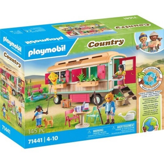 Playmobil Country Cozy Site Trailer Cafe (71441) (PLY71441)-PLY71441