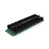 Raidsonic ICY BOX M.2 NVMe SSD Heatsink/Radiator, Aluminium, Black, for M.2 2280 SSDs (IB-M2HS-701) (ICYBIB-M2HS-701)-RSCIB-M2HS-701