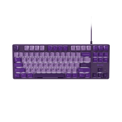 Fury Gaming Keyboard Kanabo K2 US Layout White Backlight Mechanical Violet (NFU-2351) (FURNFU-2351)-FURNFU-2351