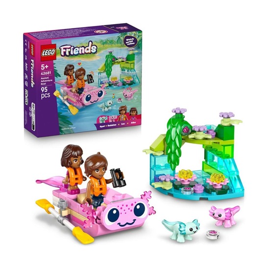 LEGO Friends Axolotl Adventure Boat (42681) (LGO42681)-LGO42681