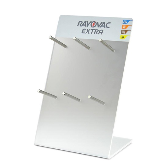 Rayovac Hearing Aid Display / Battery Stand 6 Hooks (RAY20486)-RAY20486