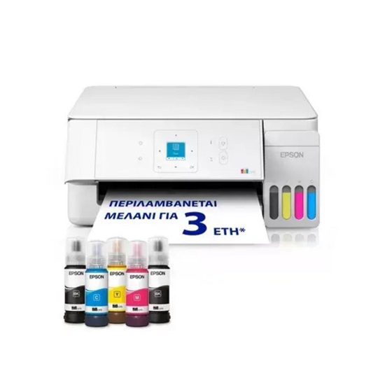 EPSON EcoTank L3366 ITS Multifunction WiFi Inkjet Printer (C11CL63411) (EPSL3366)-EPSL3366