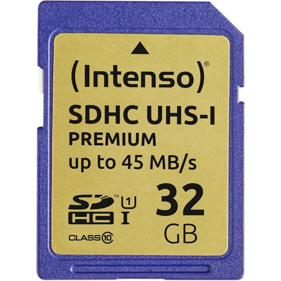 INTENSO SDHC Card 32GB Class 10 UHS-I Premium (3421480) (INTE3421480)