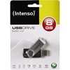 INTENSO Basic Line 8GB USB 2.0 Flash Drive Black Silver (3503460) (INTE3503460)