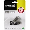 INTENSO Basic Line 16GB USB 2.0 Flash Drive Black Silver (3503470) (INTE3503470)