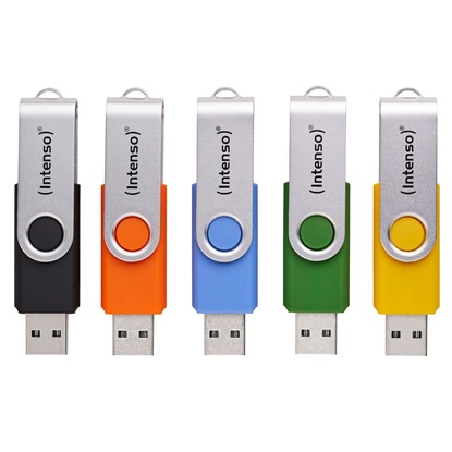 Εικόνα της INTENSO Office Line 16GB USB Stick 3.2 5-Pack Multicolor (3543575) (INTE3543575)