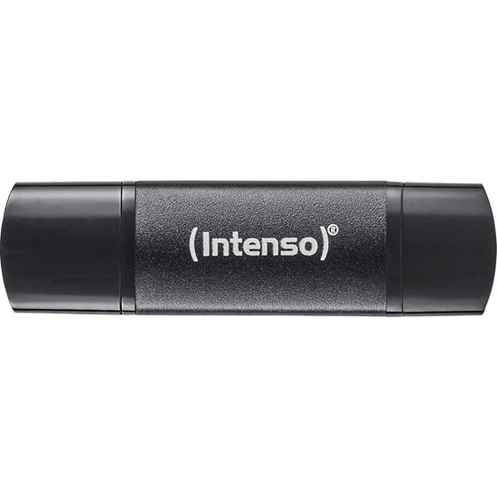 INTENSO Flex Line 64GB USB 3.2 Gen 1 Flash Drive USB-A USB-C Black (3544490) (INTE3544490)
