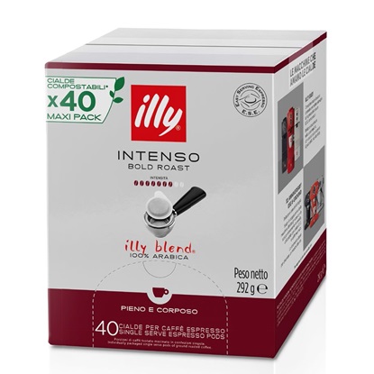 Εικόνα της illy Intenso (Dark Roast) ESE Coffee Pods 44mm Box of 40 (A130) (ILLA130)