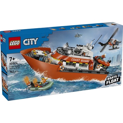 Εικόνα της Lego City Coast Guard Lifeboat With Helicopter (60504) (LGO60504)