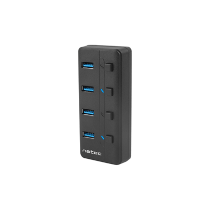 Εικόνα της NATEC Mantis 2 4-Port USB 3.0 Hub with On/Off Switches & AC Adapter (NHU-1557) (NTCNHU-1557)