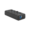 NATEC Mantis 2 4-Port USB 3.0 Hub with On/Off Switches & AC Adapter (NHU-1557) (NTCNHU-1557)