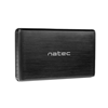 NATEC Rhino 3.5" SATA HDD/SSD Enclosure USB 3.0 Aluminum - Black (NKZ-0448) (NTCNKZ-0448)
