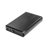 NATEC Rhino 3.5" SATA HDD/SSD Enclosure USB 3.0 Aluminum - Black (NKZ-0448) (NTCNKZ-0448)