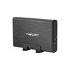 NATEC Rhino 3.5" SATA HDD/SSD Enclosure USB 3.0 Aluminum - Black (NKZ-0448) (NTCNKZ-0448)
