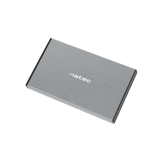 NATEC Rhino Go 2.5" SATA HDD/SSD Enclosure USB 3.0 - Grey (NKZ-1281) (NTCNKZ-1281)
