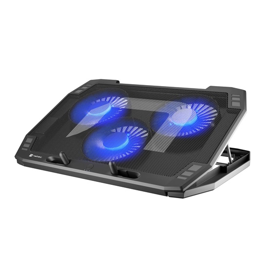 NATEC Oriole Laptop Cooling Pad 15.6"-17.3" with 3 Fans, LED & 2x USB Ports (NPL-1926) (NTCNPL-1926)