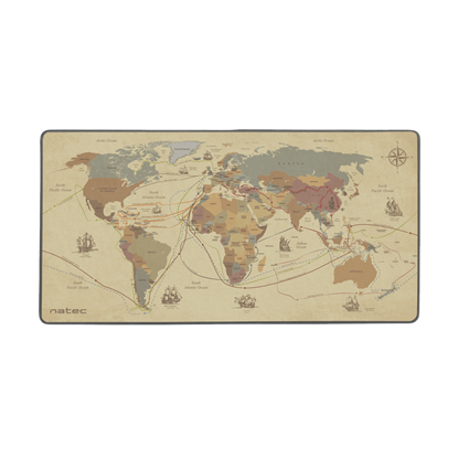 Εικόνα της NATEC Discoveries Maxi Mouse Pad World Map 800x400mm (NPO-1457) (NTCNPO-1457)