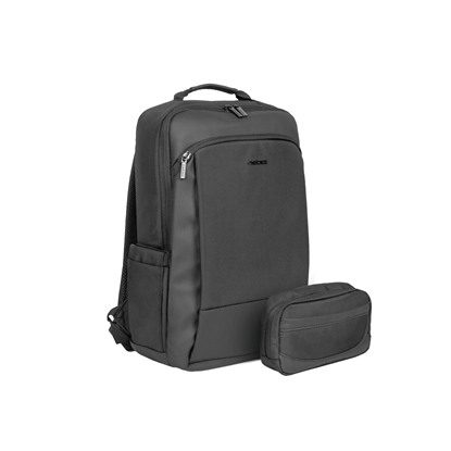 Εικόνα της NATEC Kudu Plus Laptop Backpack 15.6" 16L with Organizer - Black (NTO-2237) (NTCNTO-2237)