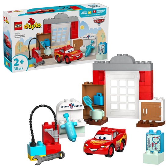 Lego Duplo Disney McQueen's Visit to Doc's Workshop (10456) (LGO10456)-LGO10456