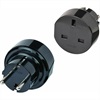 BRENNENSTUHL Travel Adapter for German Schuko Sockets with UK Type G Input 13A Black (1508530) (BNN1508530)