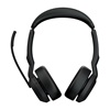 JABRA Evolve2 55 Wireless Stereo Headset MS USB-C Link 380c Black (25599-999-899) (JAB25599-999-899)