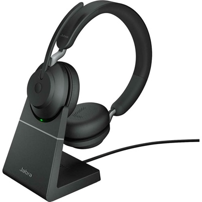 Εικόνα της JABRA Evolve2 65 Wireless Stereo Headset UC USB-A Link 380a with Charging Stand Black (26599-989-989) (JAB26599-989-989)
