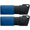Kingston DataTraveler Exodia M Duo 64GB USB 3.2 Stick Black (DTXM/64GB-2P) (KINDTXM/64GB-2P)