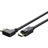 Goobay DisplayPort 2.0/2.1 Cable, Angled 90°, 3m, 54 Gbit/s, 8K@144Hz (77054) (GOB77054)