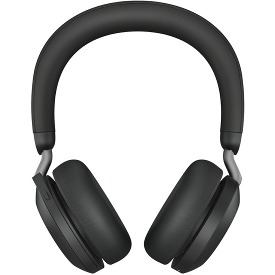 JABRA Evolve2 75 Wireless Stereo Headset MS USB-C Link 380c with Charging Stand Black (27599-999-889) (JAB27599-999-889)