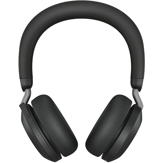 JABRA Evolve2 75 Wireless Stereo Headset MS USB-A Link 380a Black (27599-999-999) (JAB27599-999-999)