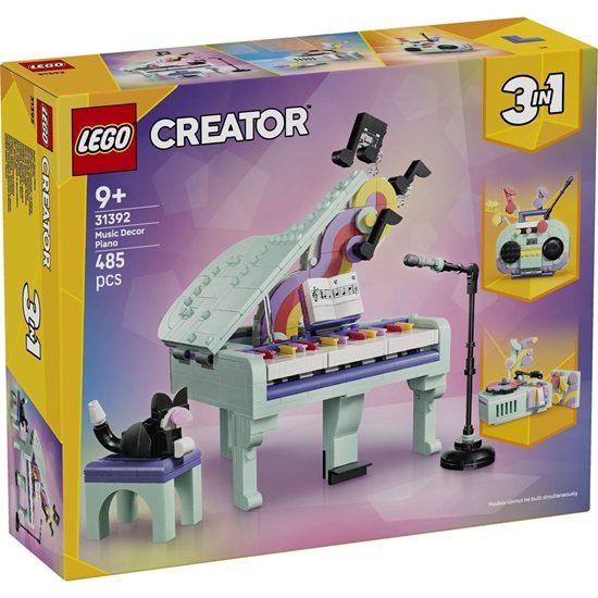 LEGO Creator 3-in-1 Music Decor Piano with Cat (31392) (LGO31392)