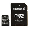 INTENSO microSDXC Card 512GB Class 10 UHS-I Professional with Adapter (3433493) (INTE3433493)