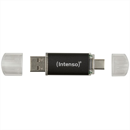 Εικόνα της INTENSO Twist Line 128GB USB 3.2 Flash Drive USB-C USB-A Anthracite (3539491) (INTE3539491)