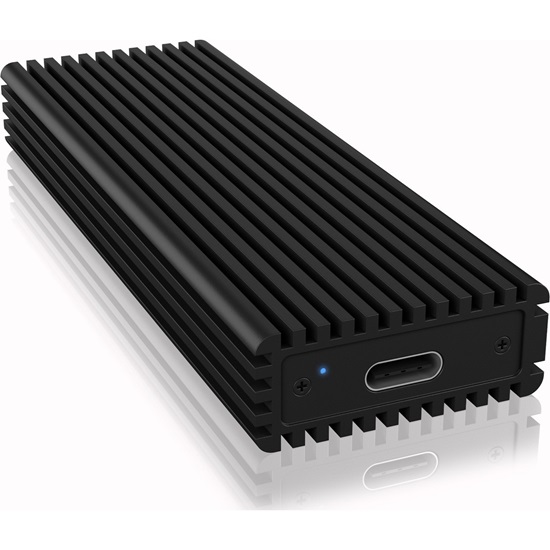 ICY BOX External Enclosure for M.2 NVMe SSD USB 3.1 Gen 2 Type-C 2230 to 2280 Aluminium Black (IB-1816M-C31) (RSCIB-1816M-C31)