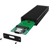 ICY BOX External Enclosure for M.2 NVMe SSD USB 3.1 Gen 2 Type-C 2230 to 2280 Aluminium Black (IB-1816M-C31) (RSCIB-1816M-C31)
