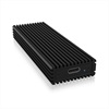 ICY BOX External Enclosure for M.2 NVMe SSD USB 3.1 Gen 2 Type-C 2230 to 2280 Aluminium Black (IB-1816M-C31) (RSCIB-1816M-C31)