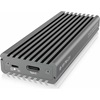 ICY BOX External Enclosure for M.2 NVMe SSD USB 3.1 Gen 2 Type-C with Write Protection Aluminium Grey (IB-1817M-C31) (RSCIB-1817M-C31)