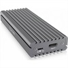 ICY BOX External Enclosure for M.2 NVMe SSD USB 3.1 Gen 2 Type-C with Write Protection Aluminium Grey (IB-1817M-C31) (RSCIB-1817M-C31)