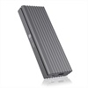 ICY BOX External Enclosure for M.2 NVMe SSD USB 3.1 Gen 2 Type-C with Write Protection Aluminium Grey (IB-1817M-C31) (RSCIB-1817M-C31)